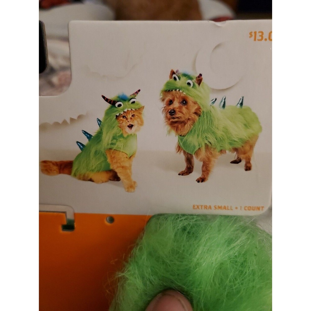 Hyde & Eek Monster Halloween Dog and Cat Costume - X Small NWT